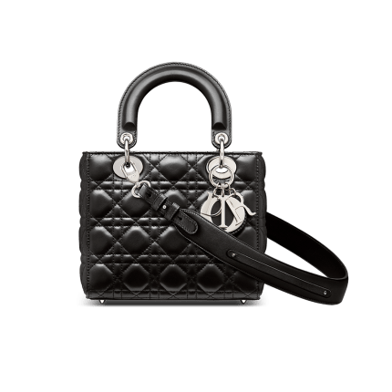 DIOR / SMALL LADY DIOR MY ABCDIOR BAG Black Cannage Lambskin M0538PNGE_M900
