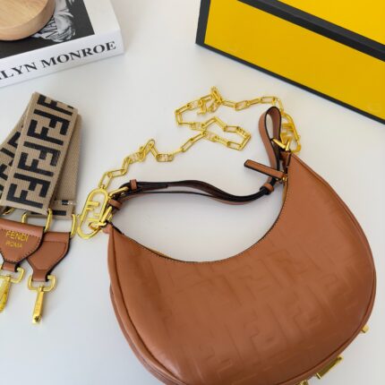 FENDI half moon bag Underarm bag size: 28*16cm