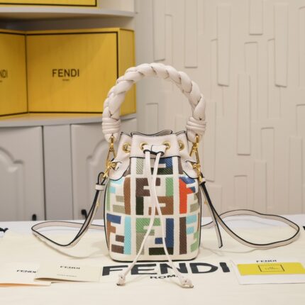 FENDI mini bucket bag 0189 Rainbow