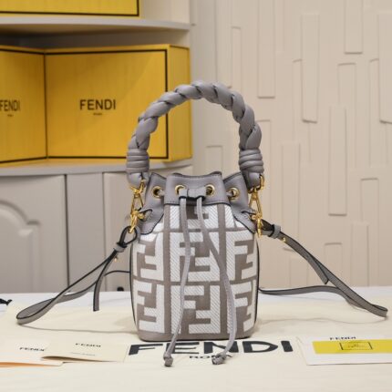 FENDI mini bucket bag 0189 Grey