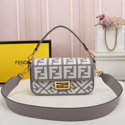 FENDI Baguette F embroidery colors shoulderbag F2029 Size: 26*5*15CM
