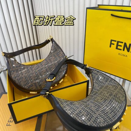 FENDI half moon bag underarm bag Size: 20*10cm /25*13cm
