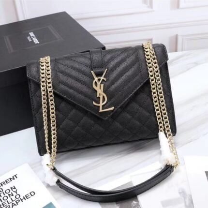 YSL Saint Laurent leather chain crossbody bag