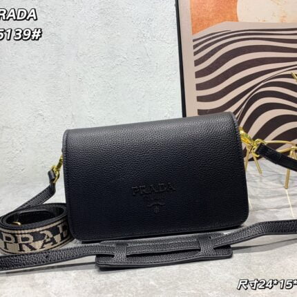Prada renovate shoulder bag black 55139 Size:24*15*10.5cm