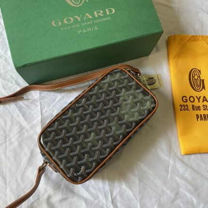 Goyard mini Camera bag brown size:23*8*14cm
