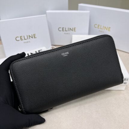 CELINE Black printing Long Wallet Size:17.5*8.5*1.5cm