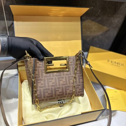 Fendi way Double F-buckle size: 20*9*17cm