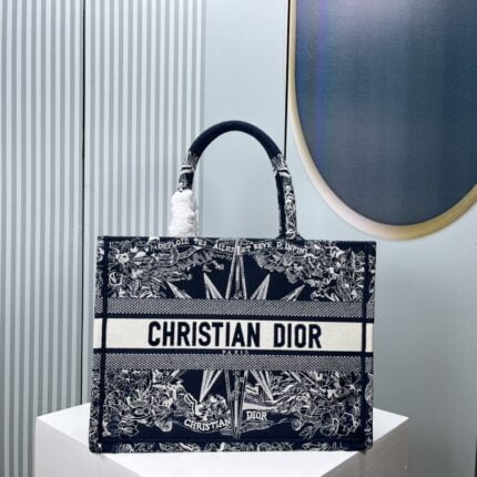 Dior book tote Pattern embroidery m1296 size: 36*27.5*16.5cm
